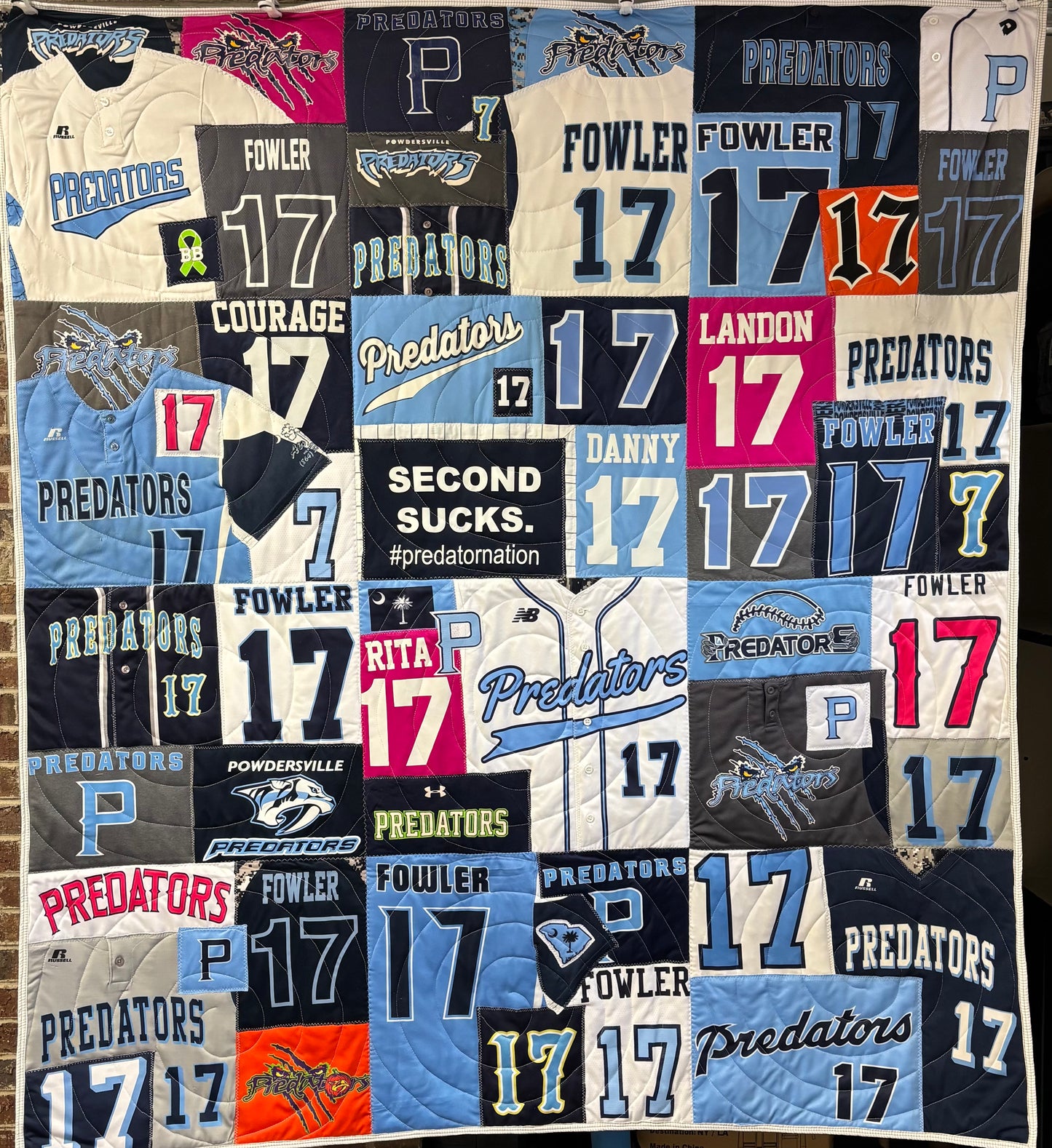 Predator Baseball Quilt