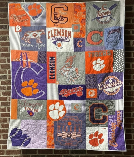 Clemson Baseball Quilt